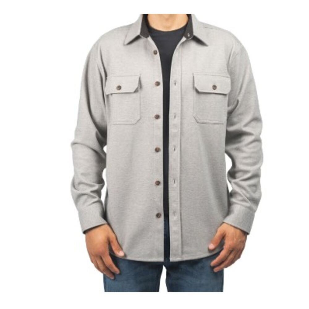Jach's Men's Overshirt Grey Size M